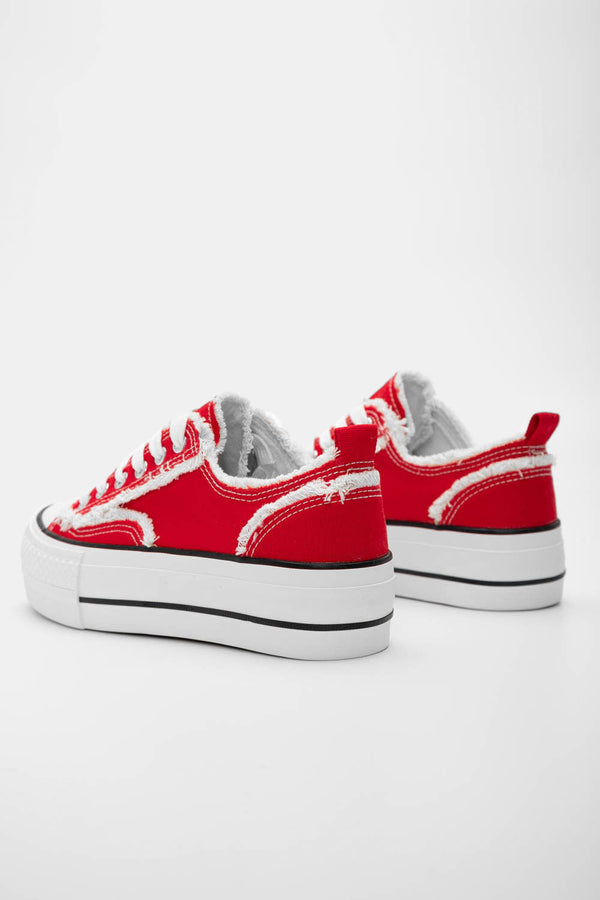 Red Cowgirl Sneakers